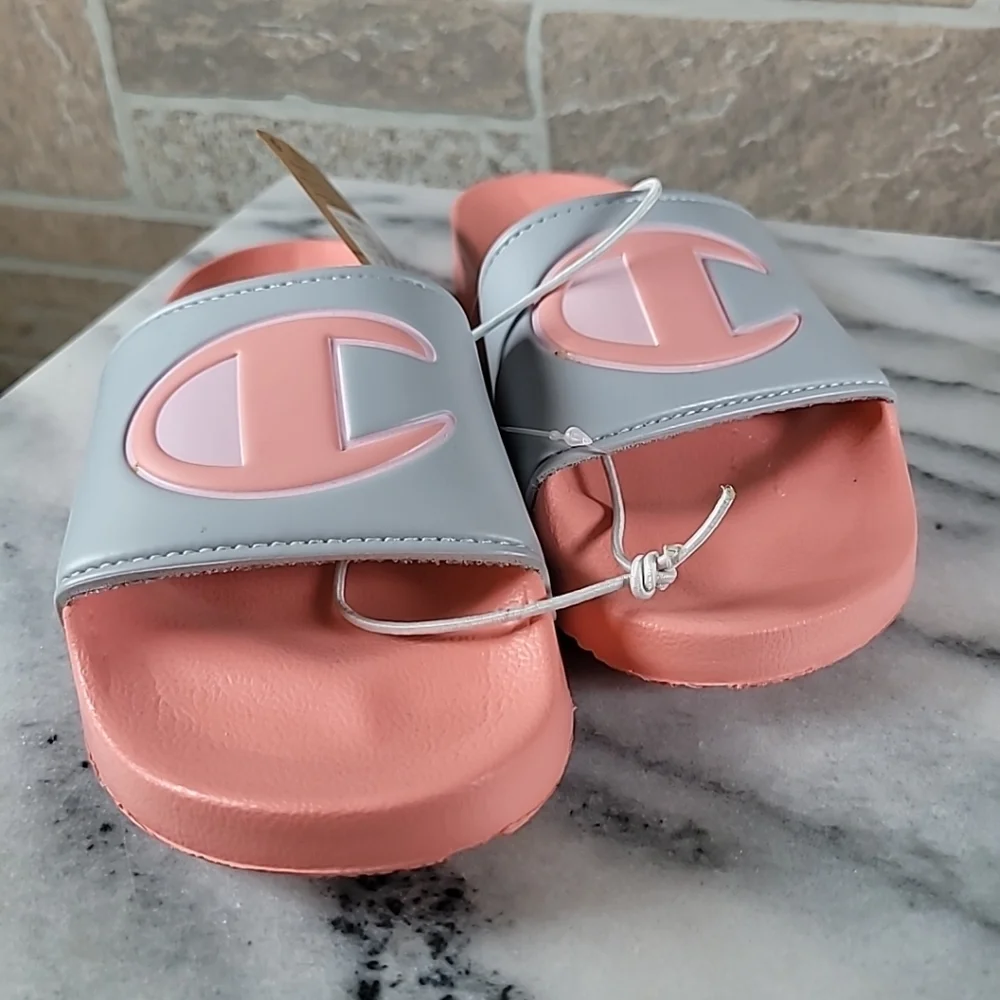 Champion Slide Sandals Big Girls